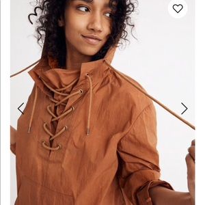 Madewell Lace-up Popover